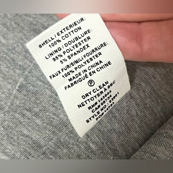 Women's Denim Jacket with Pink Faux Fur Trim - Picture 8 of 8